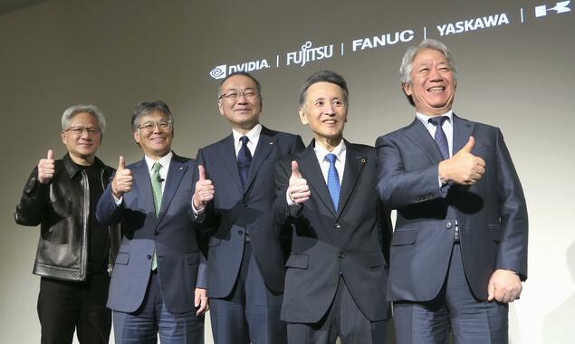 富士通与3家机器人企业探讨合作 将获英伟达技术支持