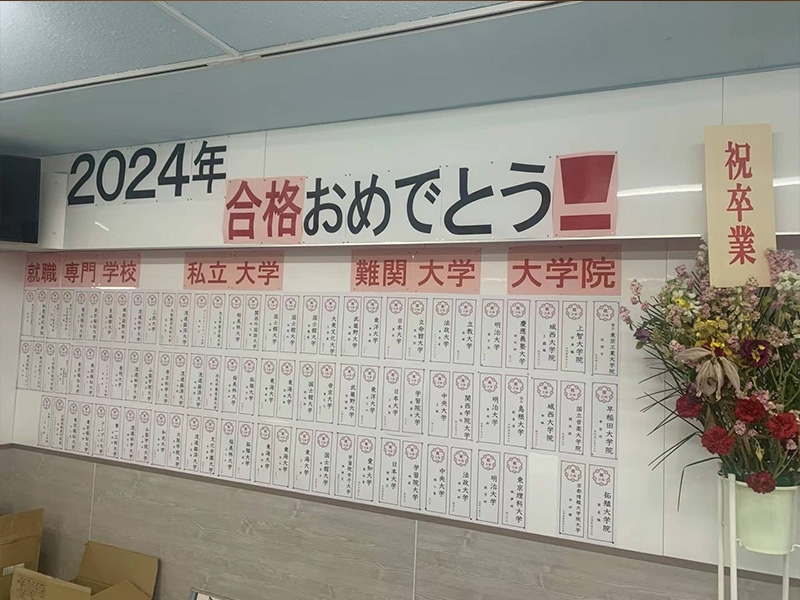 东京申丰国际学院的升学成绩