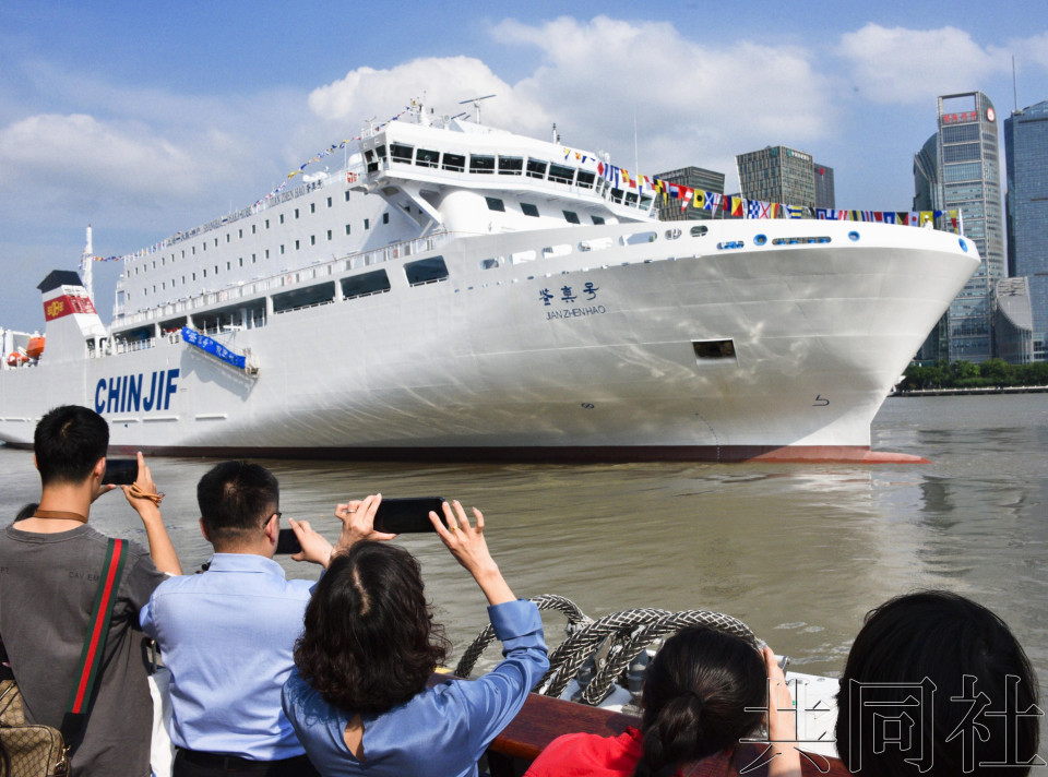 日中客货航线迎来新船“鉴真号” 9月重启客运