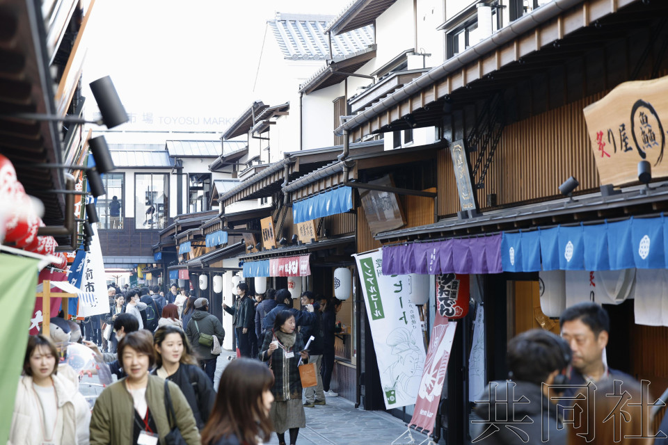 毗邻丰洲市场的观光设施“千客万来”亮相