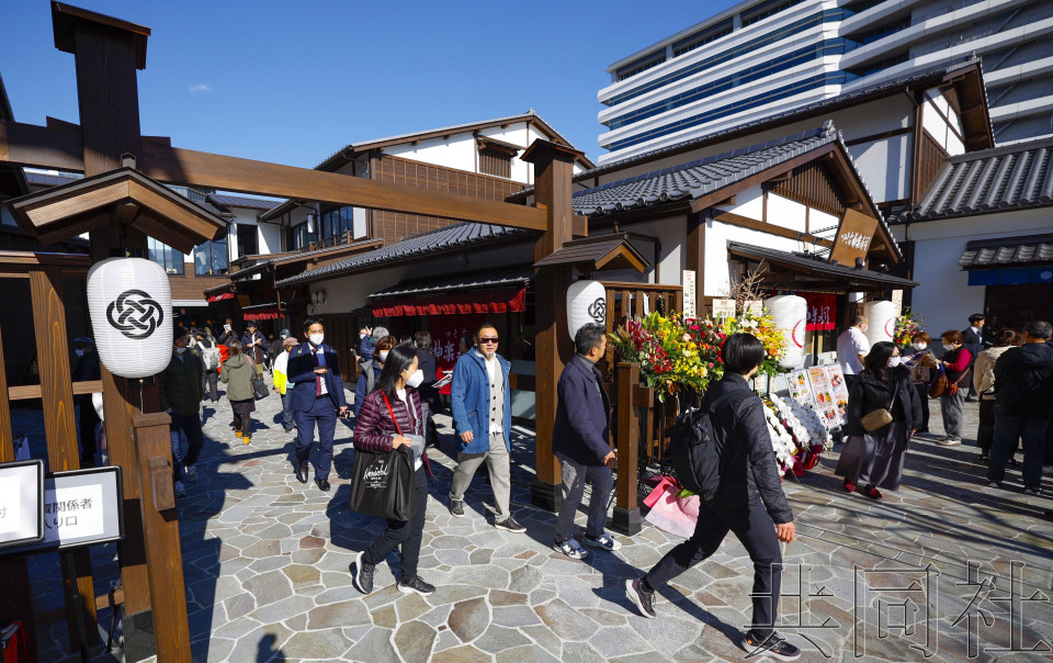 东京丰洲市场外观光设施“千客万来”开业