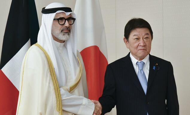 日外相与科威特外长会谈 一致认为应确保霍尔木兹海峡安全