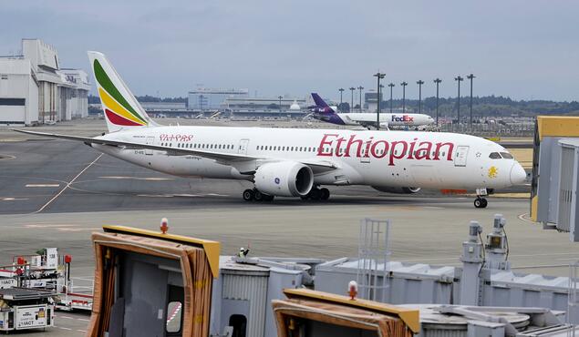 281名日侨乘包机从沙特抵达日本成田机场