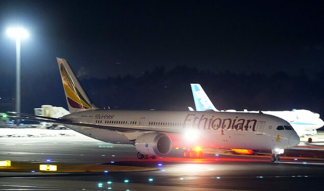 详讯：日本撤侨包机从阿曼抵达成田机场