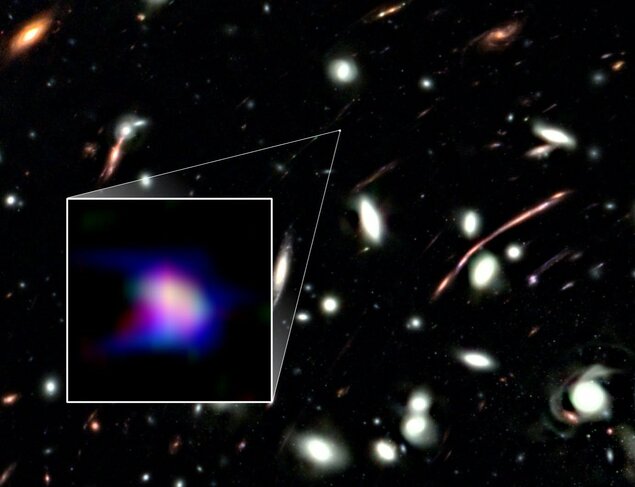 金泽大学等团队成功观测宇宙初期极小星系LAP1-B